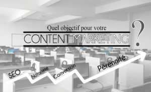 Objectifs du Marketing de contenu